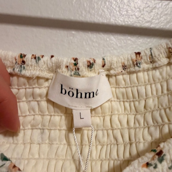 Bohme Cream Floral Midi Dress - Picture 3 of 3